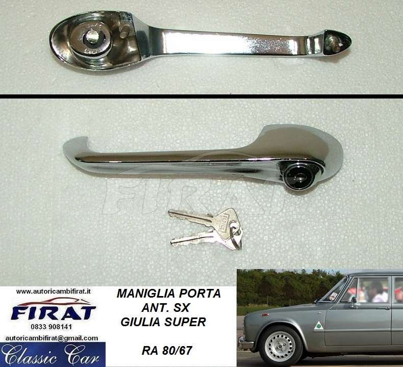 MANIGLIA PORTA GIULIA SUPER - SPIDER ANT.SX